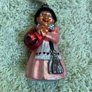 Christopher Radko NOS Halloween Agnes and Andora 98-132-0 witch from 1998